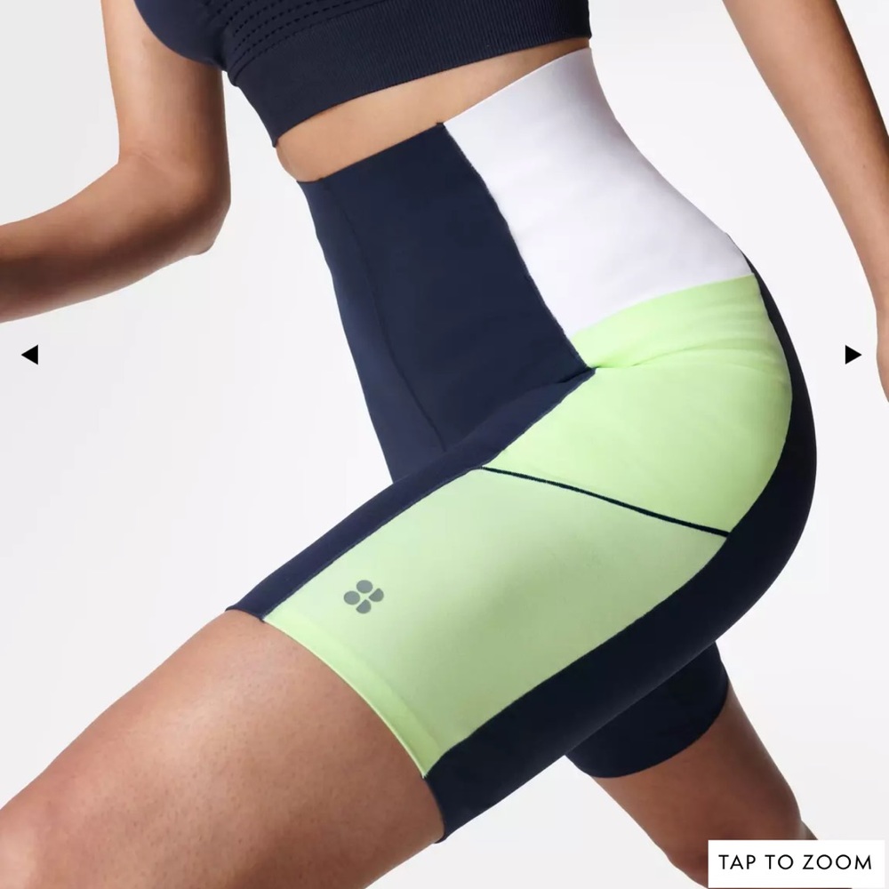 NWT Sweaty Betty Power High Waisted 9” Biker Short